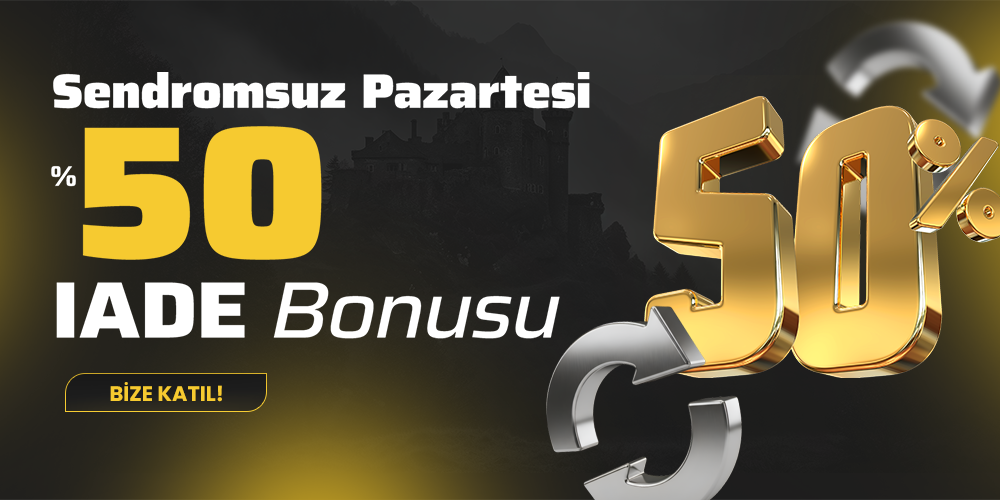 SENDROMSUZ PAZARTESİ %50 NAKİT İADE (sendromsuz-pazartesi)