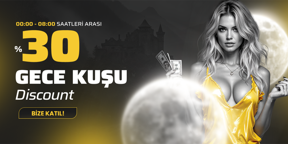 🦉 GECE KUŞU CASINO DISCOUNT – %30 (gece-kusu-30)